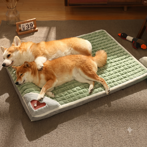 VENNFAST Calming Dog Bed — Cozy Bolster Bed with Removable Cover