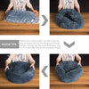 Round Pet Bed for Dogs & Cats – 6 Sizes, Super Soft Plush, Non-Slip, Machine Washable