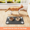 Pet Feeding Mat | Absorbent Non-Slip Waterproof Placemat for Dogs & Cats | 3 Sizes