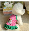 Summer Dog Dress | Cute Cooling Slip Vest for Small Dogs & Cats | Breathable Puppy Outfit