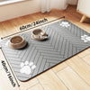 Pet Feeding Mat | Absorbent Non-Slip Waterproof Placemat for Dogs & Cats | 3 Sizes
