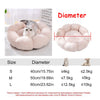 Round Pet Bed for Dogs & Cats – 6 Sizes, Super Soft Plush, Non-Slip, Machine Washable