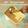 Transparent Cat Water Fountain | USB Auto-Circulating Filter Dispenser with Anti-Dry Pump for Cats & Dogs