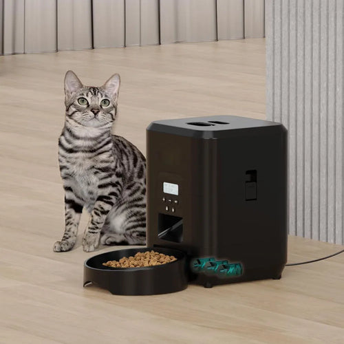 Automatic Pet Feeder | Timed & Programmable Cat & Dog Food Dispenser with LCD Display | 2L & 6L