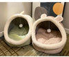 Deep Sleep Cat Bed | Foldable Washable Cave Bed for Cats & Small Dogs | 3 Sizes