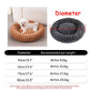 Round Pet Bed for Dogs & Cats – 6 Sizes, Super Soft Plush, Non-Slip, Machine Washable