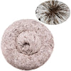 Round Pet Bed for Dogs & Cats – 6 Sizes, Super Soft Plush, Non-Slip, Machine Washable