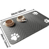 Pet Feeding Mat | Absorbent Non-Slip Waterproof Placemat for Dogs & Cats | 3 Sizes