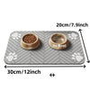 Pet Feeding Mat | Absorbent Non-Slip Waterproof Placemat for Dogs & Cats | 3 Sizes