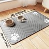 Pet Feeding Mat | Absorbent Non-Slip Waterproof Placemat for Dogs & Cats | 3 Sizes