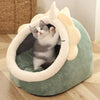 Deep Sleep Cat Bed | Foldable Washable Cave Bed for Cats & Small Dogs | 3 Sizes