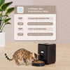 Automatic Pet Feeder | Timed & Programmable Cat & Dog Food Dispenser with LCD Display | 2L & 6L