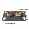 Pet Feeding Mat | Absorbent Non-Slip Waterproof Placemat for Dogs & Cats | 3 Sizes