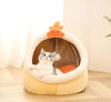 Deep Sleep Cat Bed | Foldable Washable Cave Bed for Cats & Small Dogs | 3 Sizes