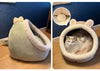 Deep Sleep Cat Bed | Foldable Washable Cave Bed for Cats & Small Dogs | 3 Sizes