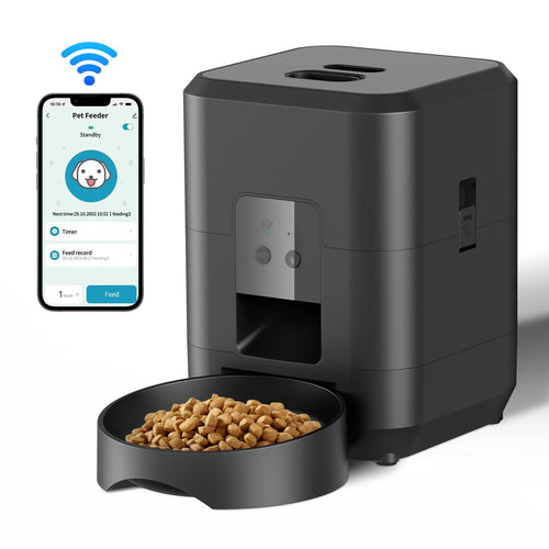 Automatic Pet Feeder | Timed & Programmable Cat & Dog Food Dispenser with LCD Display | 2L & 6L